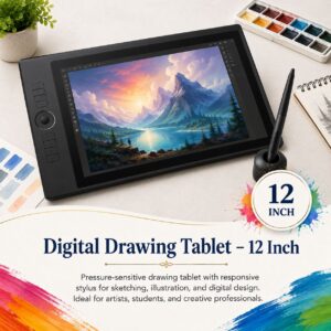 Digital Drawing Tablet – 12 Inch