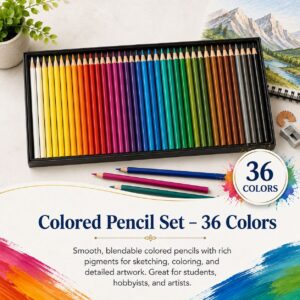 Colored Pencil Set – 36 Colors