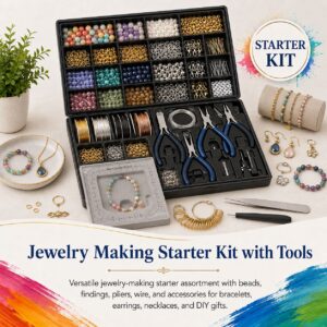 Jewelry Making Starter Kit with Tools